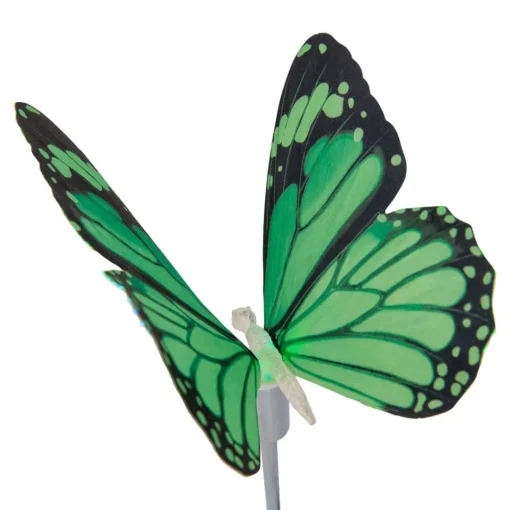 Näve Deko-solcellelampe sommerfugl, jordspyd, RGB LED| Solcellelamper