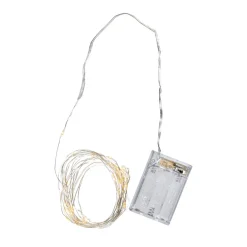 STAR TRADING Dekostjerne Flinga papir hvit med magnet, batteri Best