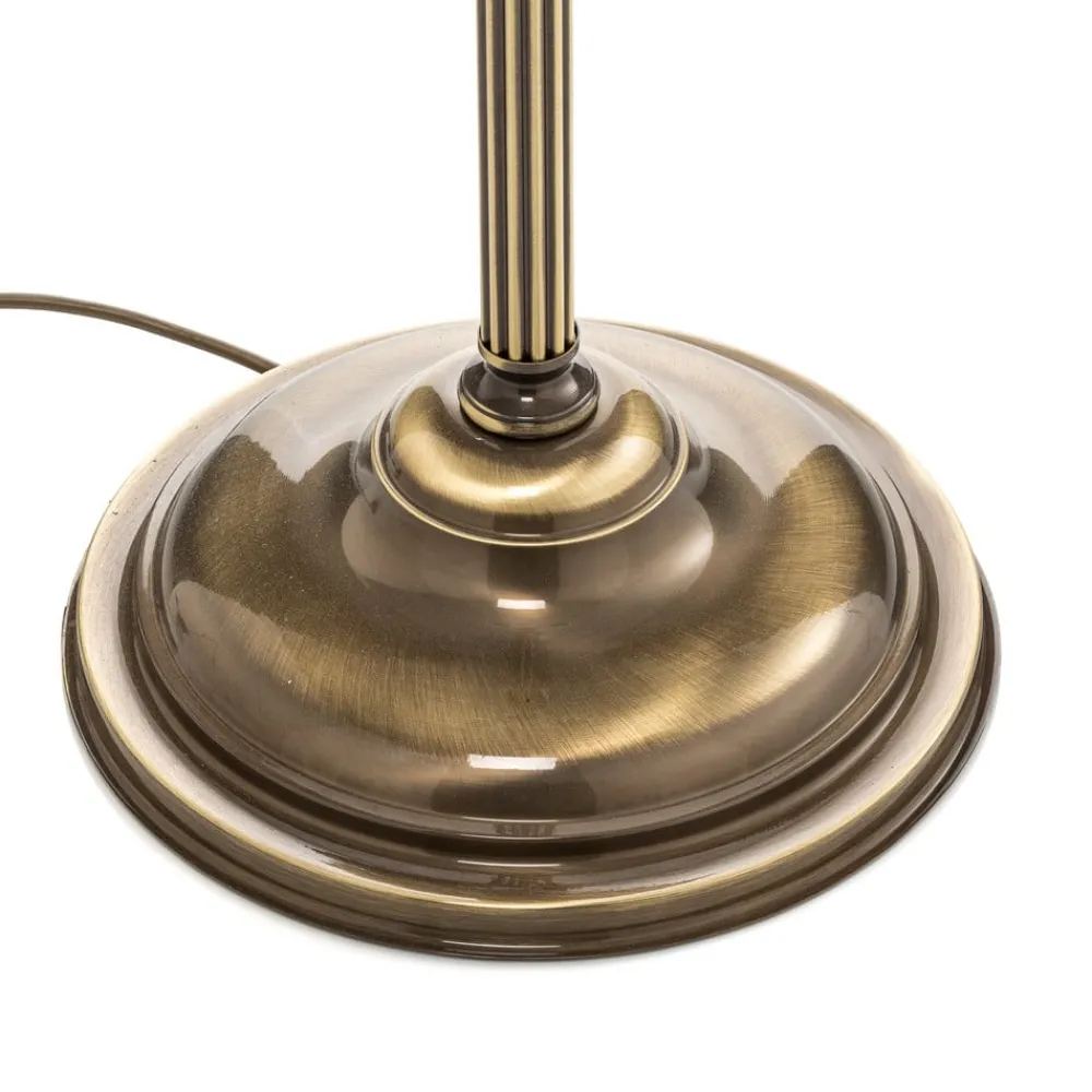 ORION DELIA gulvlampe med 4 lys i antikk messing| Gulvlamper