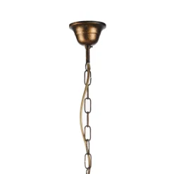 ONLI Delia lysekrone, bronsefarget, 5 lyskilder, Ø 68 cm Clearance