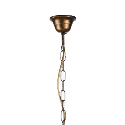 ONLI Delia lysekrone, bronsefarget, 5 lyskilder, Ø 68 cm Clearance