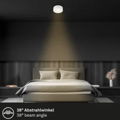 Briloner Desi innfellingslampe, hvit, Ø9 cm, av/på, 3000 K Sale