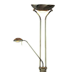 Searchlight Dimbar uplight Jerik, antikk messing Clearance