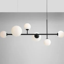 ALDEX Dione hengelampe, 6 lyskilder, svart| Pendellamper
