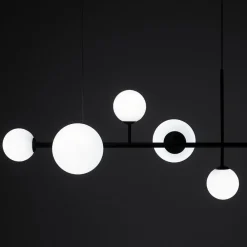 ALDEX Dione hengelampe, 6 lyskilder, svart| Pendellamper