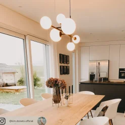 ALDEX Dione hengelampe, 6 lyskilder, svart| Pendellamper