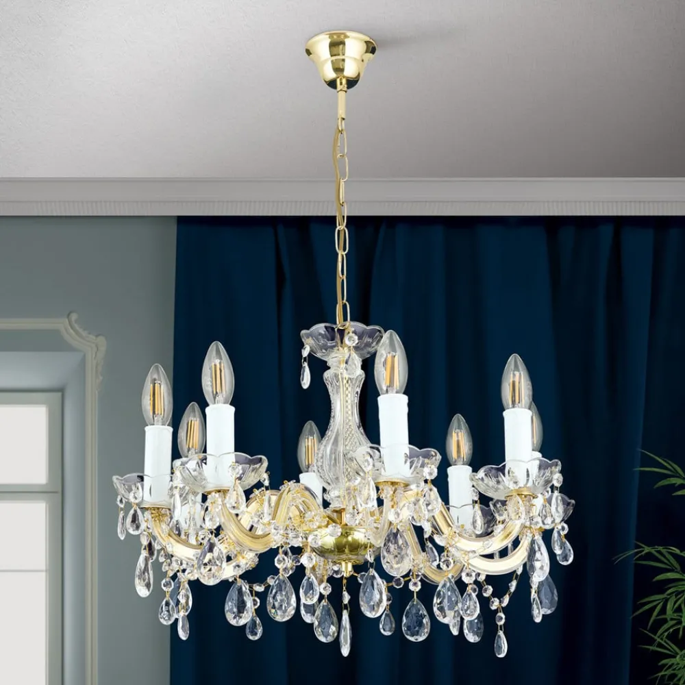 ORION Dolores lysekrone 8-lyskilder| Lysekroner