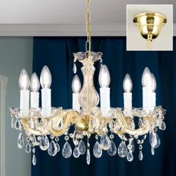 ORION Dolores lysekrone 8-lyskilder| Lysekroner