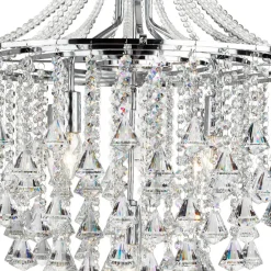 Searchlight Dorchester lysekrone, krystallglass, 5 lyskilder, Ø 64 cm, E14| Lysekroner