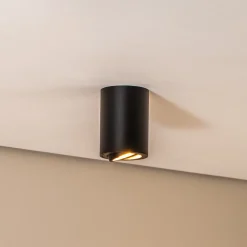 Eko-Light Downlight Bima, rund svart Hot