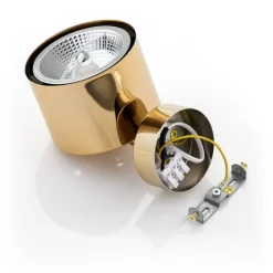 Argon Downlight Chloe, svingbar, 1 lyskilde, stål messingfarget| Spotter I Tak|Taklamper