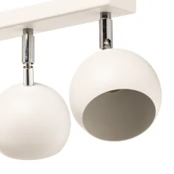 SOLLUX LIGHTING Downlight Flame, hvit, 6 lyskilder Best