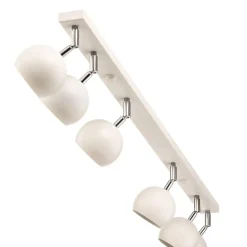 SOLLUX LIGHTING Downlight Flame, hvit, 6 lyskilder Best