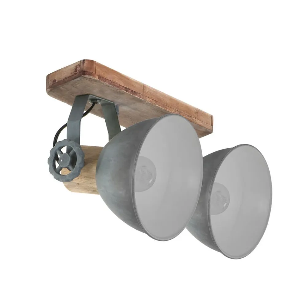 Steinhauer Downlight Gearwood, 2 lyskilder, grå| Spotter I Tak|Taklamper