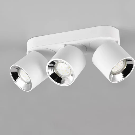 Trio Lighting Downlight Guayana GU10 3 lyskilder hvit| Spotter I Tak