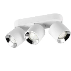 Trio Lighting Downlight Guayana GU10 3 lyskilder hvit| Spotter I Tak