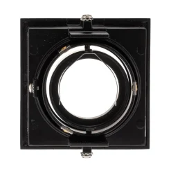 FARO BARCELONA Downlight Hyde 1 lyskilde kantet dreibar svart| Downlights|Spotter I Tak