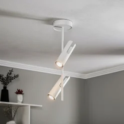 SIGMA Downlight Leda 2, 2 lyskilder, hvit Hot