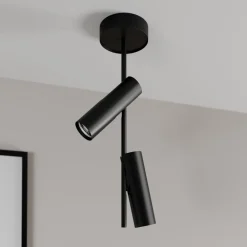 SIGMA Downlight Leda 2, 2 lyskilder, svart| Spotter I Tak|Taklamper
