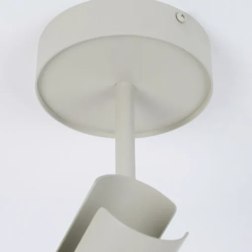 SIGMA Downlight Leda 1, taupe, 1 lyskilde, stål, GU10, høyde 34 cm Hot