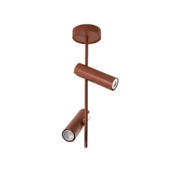 SIGMA Downlight Leda 2, teglrød, 2 lyskilder, høyde 55 cm Discount