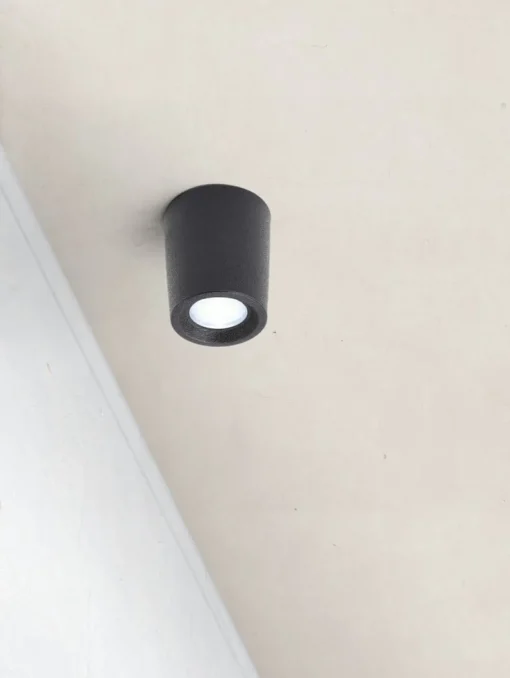 Fumagalli Downlight Livia Ø 6 cm svart/frostet kunstharpiks G9 4 000K| Taklamper Utendørs