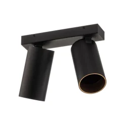 Nowodvorski Lighting Downlight Mono II svart/innvendig gull 2 lyskilder New