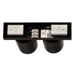 Nowodvorski Lighting Downlight Mono II svart/innvendig gull 2 lyskilder New