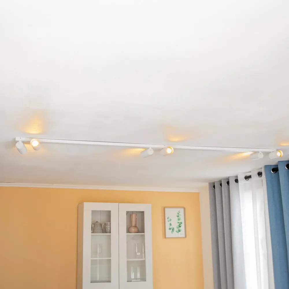 Nowodvorski Lighting Downlight Mono VI hvit/gull, 6 lyskilder| Spotter I Tak