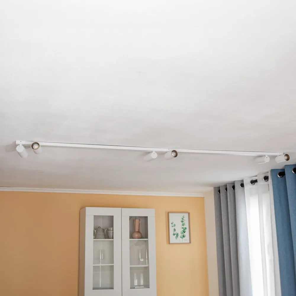 Nowodvorski Lighting Downlight Mono VI hvit/gull, 6 lyskilder| Spotter I Tak