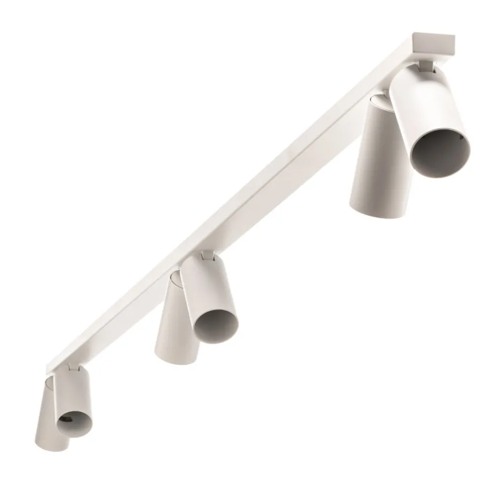 Nowodvorski Lighting Downlight Mono VI i hvit, 6 lyskilder| Spotter I Tak