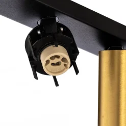 Nowodvorski Lighting Downlight Mono VI svart/messing 6 lyskilder