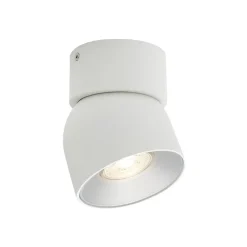 Nordlux Downlight Pitcher, GU10, enflammig, metall, hvit| Spotter I Tak