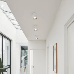 Nordlux Downlight Pitcher, GU10, enflammig, metall, hvit| Spotter I Tak