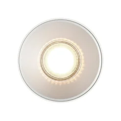 Nordlux Downlight Pitcher, GU10, enflammig, metall, hvit| Spotter I Tak