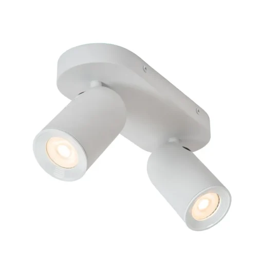 Lucide Downlight Punch, 2 lyskilder, hvit Hot