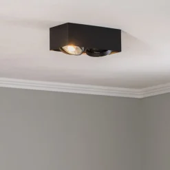 Argon Downlight Ronda, 2 lyskilder, svart| Spotter I Tak