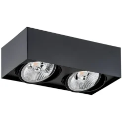 Argon Downlight Ronda, 2 lyskilder, svart| Spotter I Tak