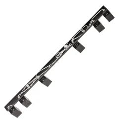 SOLLUX LIGHTING Downlight Square, svart 6 lyskilder lineær Best