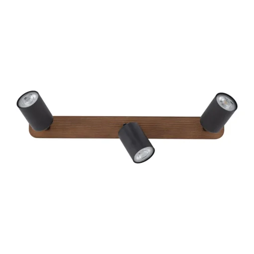 TK Lighting Downlight Subrin, valnøtt, 3 lyskilder Sale