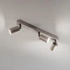 TK Lighting Downlight Top, justerbar, brun, 3 lyskilder, lineær| Spotter I Tak|Taklamper