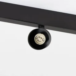 TK Lighting Downlight Top, svart, 83 cm, 4 lyskilder, metall, GU10| Spotter I Tak
