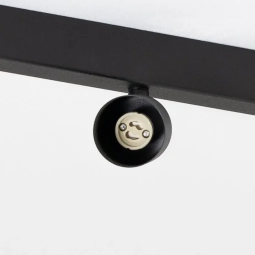 TK Lighting Downlight Top, svart, 83 cm, 4 lyskilder, metall, GU10| Spotter I Tak