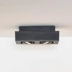 Lucide Downlight Xirax, 2 lyskilder, svart| Spotter I Tak