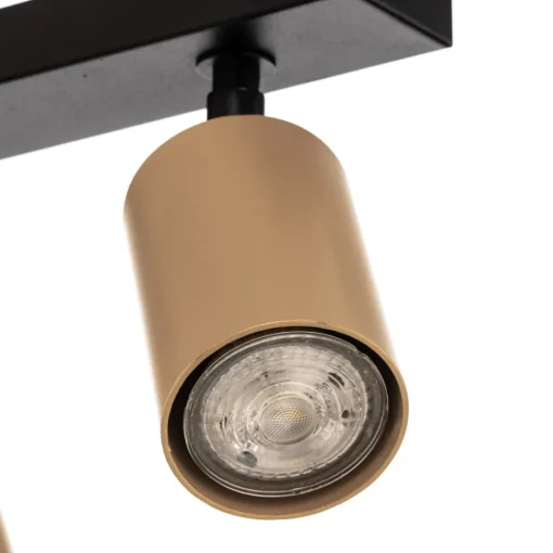 SIGMA Downlight Zoom, 3 lyskilder, svart/gull| Spotter I Tak