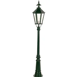 K.S. Verlichting Dublin stolpelampe i trykkstøpt aluminium, svart New