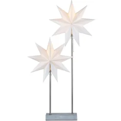 Markslöjd Duva bordlampe papirstjerne med to stjerner| Julebelysning