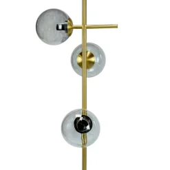 Dyberg Larsen Como gulvlampe, 4-lamper, messing| Gulvlamper