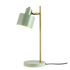 Dyberg Larsen Ocean bordlampe, oliven, høyde 43 cm, metall| Bordlamper