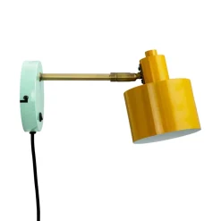 Dyberg Larsen Ocean vegglampe karri messing turkis| Vegglamper